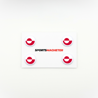 Sports Magnets - Flag Greenland