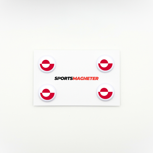 Sports Magnets - Flag Greenland