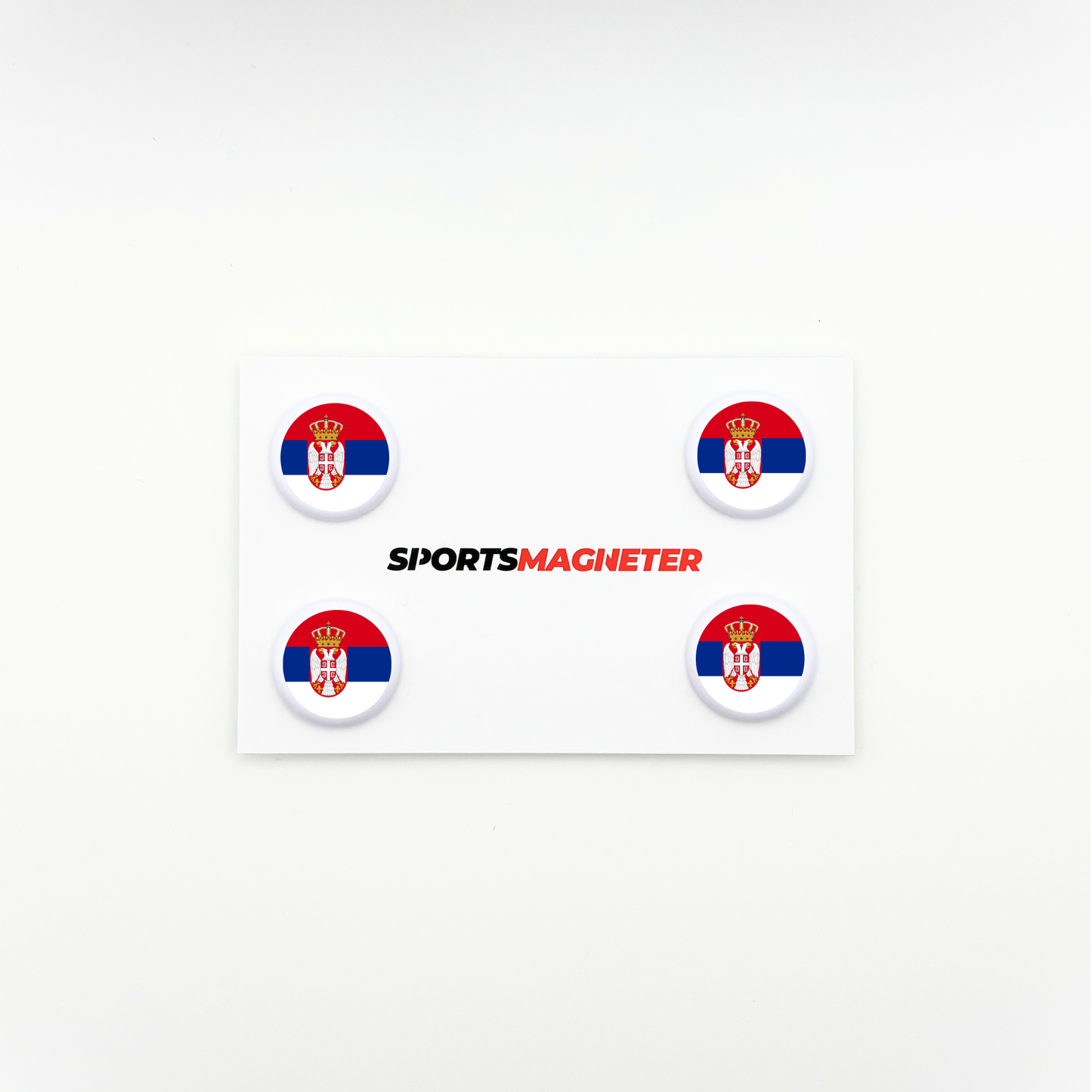 Sports Magnets - Flag Serbia