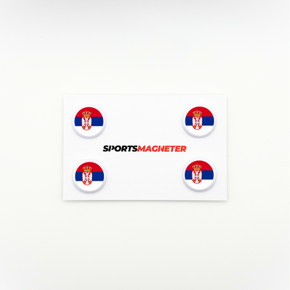 Sports Magnets - Flag Serbia
