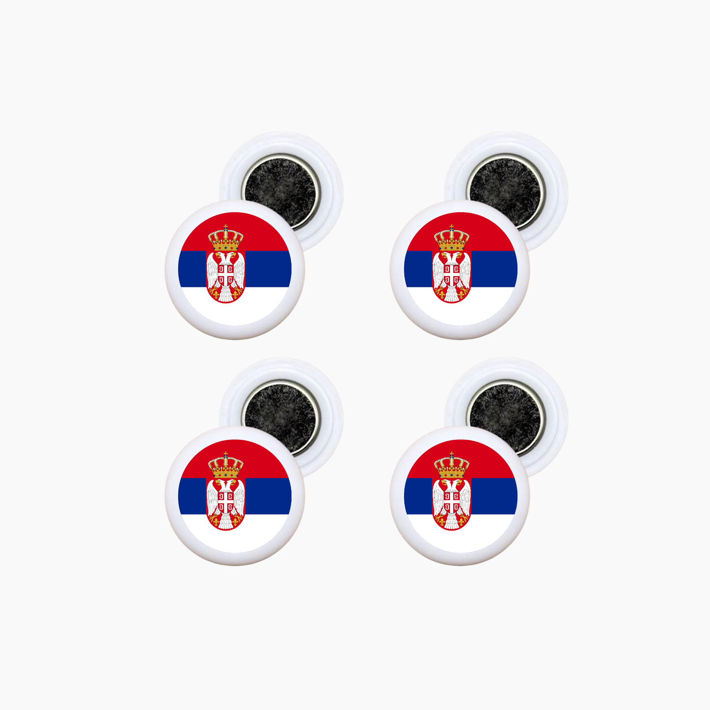 Sports Magnets - Flag Serbia