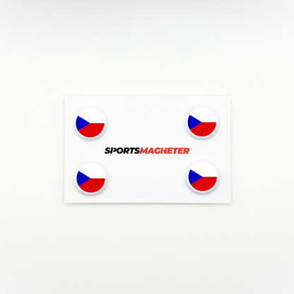 Sports Magnets - Flag Czech Republic