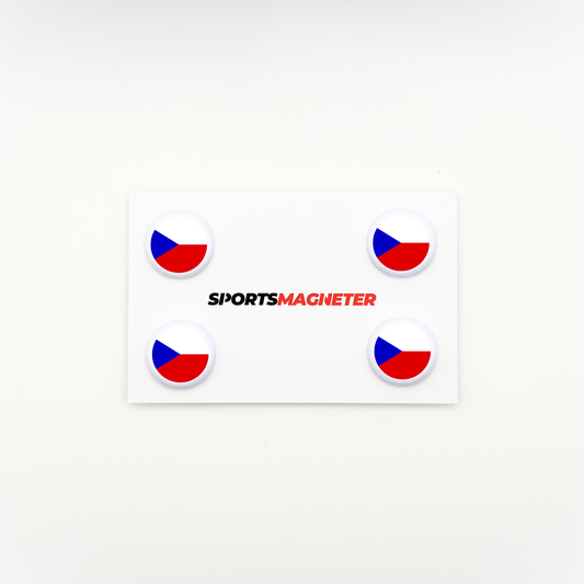 Sports Magnets - Flag Czech Republic